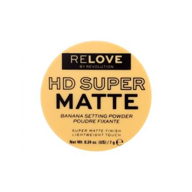 Revolution Relove Hd Super Matte      7G Per Donna (Powder) Banana Setting Powder