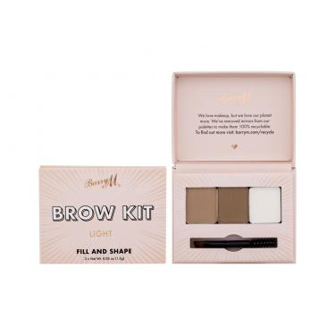 Barry M Brow Kit  4,5G  Per Donna  (Set And Pallette For Eyebrows)  Light