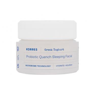 Korres Greek Yoghurt      40Ml Per Donna (Night Skin Cream) Probiotic Quench Sleeping Facial