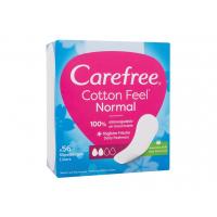 Carefree Cotton Feel      56Pc Per Donna (Pantyliner) Normal Aloe Vera