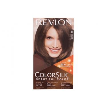 Revlon Colorsilk Beautiful Color Hair Color 59,1Ml 51 Light Brown   Per Donna (Tinta Per Capelli)