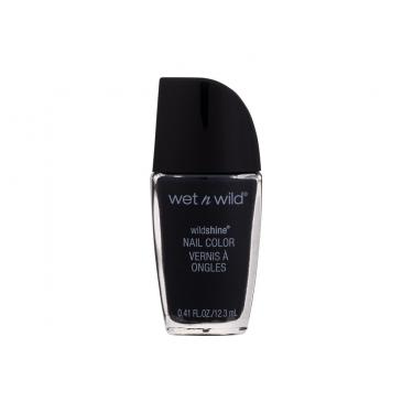 Wet N Wild Wildshine  12,3Ml  Per Donna  (Nail Polish)  E485D Black Creme