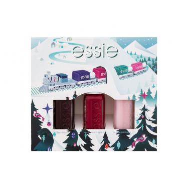 Essie Nail Polish Christmas Mini Trio Pack Nail Polish 15 Ml + Nail Polish 15 Ml + Nail Polish 15 Ml 15Ml Bordeaux   Per Donna (Smalto Per Unghie)