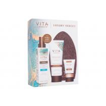 Vita Liberata Luxury Heroes  Fabulous Gradual Self-Tanning Lotion Untinted 200 Ml + Self-Tanning Mist Tinted 200 Ml Medium + Body Blur Body Makeup 30 Ml Medium + Application Glove 1 Pc 200Ml    Per Donna (Autoabbronzante)