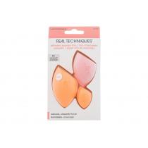 Real Techniques Ultimate Sponge Trio  Miracle Complexion Sponge + Mini Miracle Complexion Sponge + Miracle Powder Sponge 1Pc    Per Donna (Applicatore)