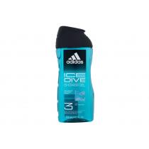 Adidas Ice Dive Shower Gel 3-In-1 250Ml  Per Uomo  (Shower Gel)  