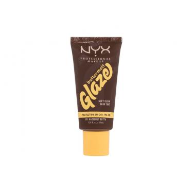 Nyx Professional Makeup Buttermelt 30Ml Glaze Soft Glow Skin Tint  Spf30 (Makeup) Per Donna  09 Hazelnut Butta