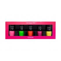 Dermacol Neon   Nail Polish Neon Sugar 26 5 Ml + Nail Polish Neon Verde 39 5 Ml + Nail Polish  Neon Obsession 29 5 Ml + Nail Polish Neon Purple Rain 41 5 Ml + Nail Polish Neon Gold Digger 43 5 Ml   5Ml W (Nail Polish) Nail Polish Set