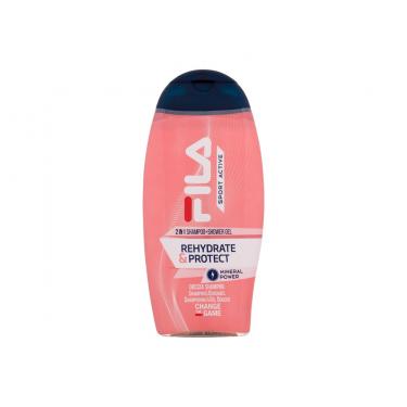 Fila Sport Active      250Ml Per Donna (Shower Gel) Rehydrate & Protect 2In1 Shampoo + Shower Gel