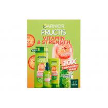 Garnier Fructis Vitamin & Strength  400Ml Fructis Vitamin & Strength Reinforcing Shampoo 400 Ml + Fructis Vitamin & Strength Reinforcing Conditioner 200 Ml + Fructis Vitamin & Strength Anti-Fall Treatment 125 Ml Per Donna  Hair Serum(Shampoo)  