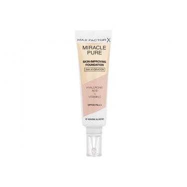 Max Factor Miracle Pure Skin-Improving Foundation 30Ml  Per Donna  (Makeup) SPF30 45 Warm Almond