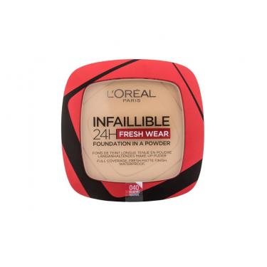 L'Oréal Paris Infaillible 24H Fresh Wear Foundation In A Powder  9G 040 Cashmere   Per Donna (Makeup)