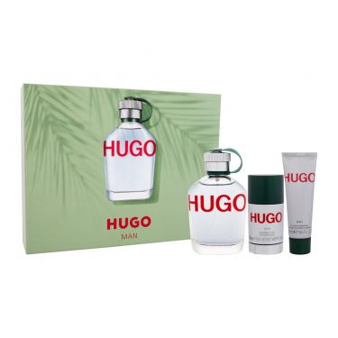Hugo Boss Hugo Man 125Ml Edt 125 Ml + Shower Gel 50 Ml + Deostick 75 Ml Per Uomo  Deodorant(Eau De Toilette)  
