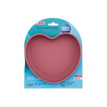 Canpol Babies Silicone Suction Plate Heart 300Ml  K  (Dishes) Pink 