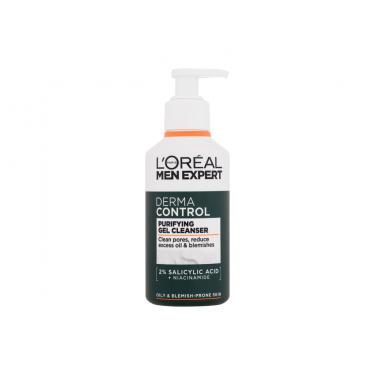 L'Oréal Paris Men Expert Derma Control 260Ml Purifying Gel Cleanser   (Cleansing Gel) Per Uomo  