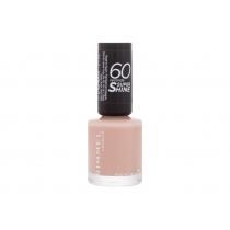 Rimmel London 60 Seconds Super Shine  8Ml 708 Kiss In The Nude   Per Donna (Smalto Per Unghie)