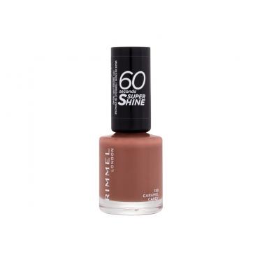 Rimmel London 60 Seconds Super Shine 8Ml  Per Donna  (Nail Polish)  130 Caramel Candy