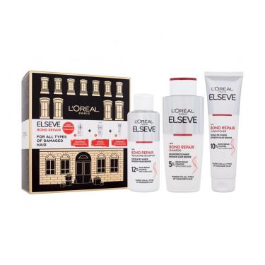 Loreal Paris Elseve Bond Repair  200Ml Elseve Bond Repair Shampoo 200 Ml + Elseve Bond Repair Pre-Shampoo 200 Ml + Kondicionér Elseve Bond Repair Balm 150 Ml Per Donna  Conditioner(Shampoo)  