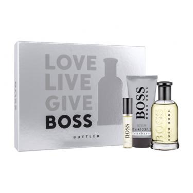 Hugo Boss Boss Bottled  Edt 100 Ml + Shower Gel 100 Ml + Edt 10 Ml 100Ml    Per Uomo (Eau De Toilette)