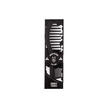 Angry Beards Dual Comb Double Trouble 1Pc  Per Uomo  (Beard Brush)  