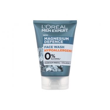 L'Oréal Paris Men Expert Magnesium Defence Face Wash  100Ml    Per Uomo (Gel Detergente)