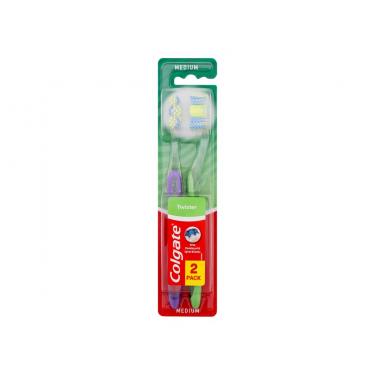 Colgate Twister  Medium    2Pc Unisex (Toothbrush)