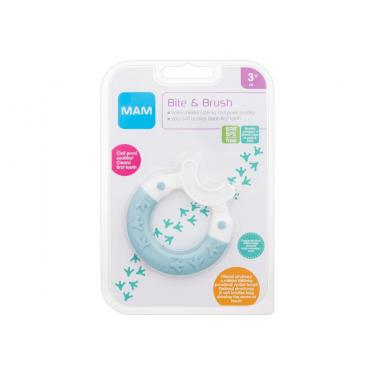 Mam Bite & Brush Teether 1Pc  K  (Toothbrush) 3m+ Turquoise 