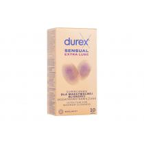 Durex Sensual 10Pc Extra Lube   (Condoms) Per Uomo  