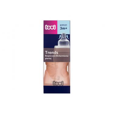 Lovi Trends Bottle 250Ml  K  (Baby Bottle) 3m+ Pink 