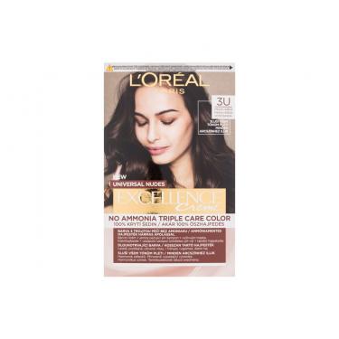 L'Oréal Paris Excellence Creme Triple Protection  48Ml 3U Dark Brown   Per Donna (Tinta Per Capelli)