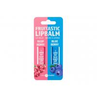 2K Fruitastic  Lip Balm 4,2 G + Lip Balm 4,2 G Blueberry 4,2G Raspberry   Per Donna (Balsamo Per Le Labbra)