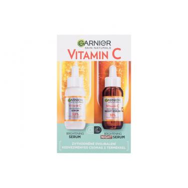 Garnier Skin Naturals Vitamin C  30Ml Skin Naturals Vitamin C Brightening Super Serum 30 Ml + Skin Naturals Vitamin C Brightening Night Serum 30 Ml Per Donna  Skin Serum(Skin Serum)  