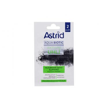 Astrid Aqua Biotic Active Charcoal Cleansing Mask 2X8Ml  Per Donna  (Face Mask)  