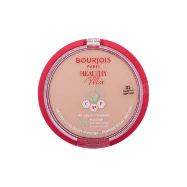 Bourjois Paris Healthy Mix Clean & Vegan Naturally Radiant Powder 10G  Per Donna  (Powder)  03 Rose Beige