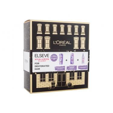 L'Oréal Paris Elseve Hyaluron Plump Shampoo Elseve Hyaluron Plump 250 Ml + Conditioner Elseve Hyaluron Plump 200 Ml + Hair Serum Elseve Hyaluron Plump 150 Ml 250Ml   For Dehydrated Hair Per Donna (Shampoo)