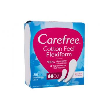 Carefree Cotton Feel      56Pc Per Donna (Pantyliner) Flexiform