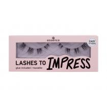 Essence Lashes To Impress      1Pc Per Donna (False Eyelashes) 08 Pre-Cut Lashes