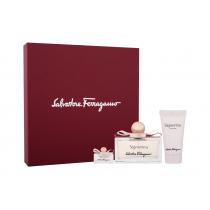 Salvatore Ferragamo Signorina  100Ml Edp 100 Ml + Body Lotion 50 Ml + Edp 5 Ml Per Donna  Body Lotion(Eau De Parfum)  