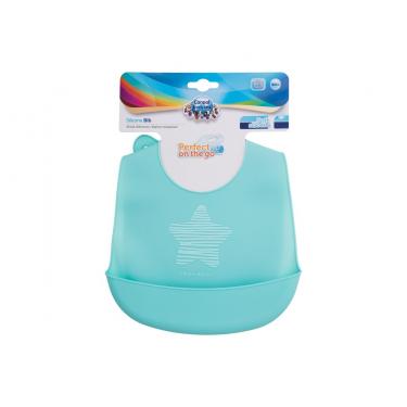 Canpol Babies Pastels Silicone Bib 1Pc  K  (Bib) Blue 