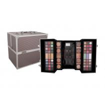2K Super Model Beauty Train Case  Platinum    122,6g(Makeup Palette) Per Donna