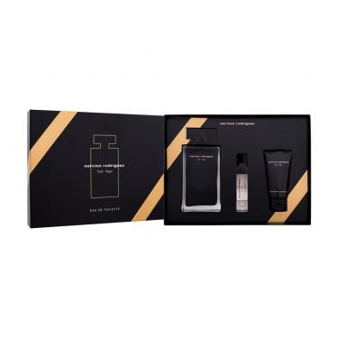 Narciso Rodriguez For Her  100Ml Edt 100 Ml + Body Lotion 50 Ml + Edt 10 Ml Per Donna  Body Lotion(Eau De Toilette)  
