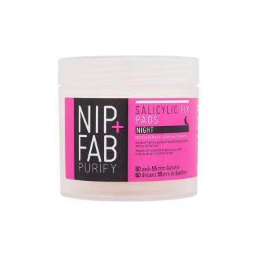 Nip+Fab Purify Salicylic Fix Night Pads 1Balení  Per Donna  (Cleansing Wipes)  
