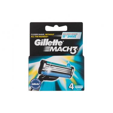 Gillette Mach3       4pc(Replacement blade) Per Uomo