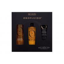 Revlon Professional Orofluido The Wellness Set 100Ml Hair Oil Orofluido Elixir 100 Ml + Orofluido Shampoo 240 Ml + Orofluido Moisturizing Body Cream 50 Ml Per Donna  Shampoo(Hair Oils And Serum)  