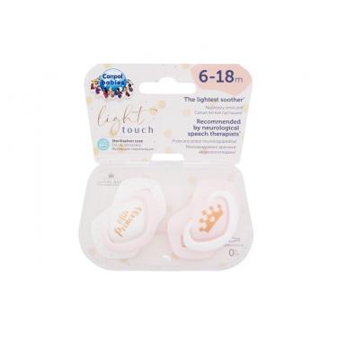 Canpol Babies Royal Baby Light Touch 2Pc  K  (Soother) Little Princess 6-18m 