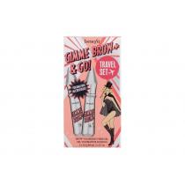 Benefit Gimme Brow+ Brow-Volumizing 1Balení  Per Donna  (Eyebrow Gel And Eyebrow Pomade) Duo 3 Neutral Light Brown