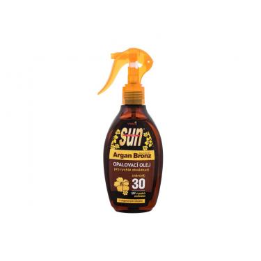 Vivaco Sun Argan Bronz Suntan Oil  200Ml   Spf30 Unisex (Lozione Solare Per Il Corpo)