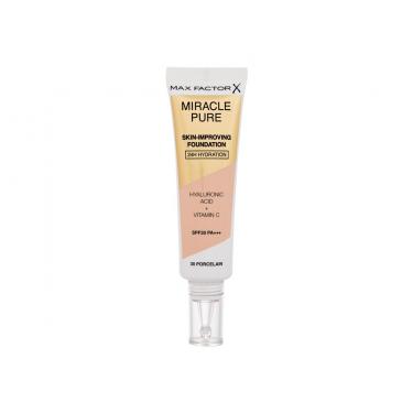 Max Factor Miracle Pure Skin-Improving Foundation  30Ml 30 Porcelain  Spf30 Per Donna (Makeup)