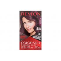 Revlon Colorsilk Beautiful Color  59,1Ml 34 Deep Burgundy   Per Donna (Tinta Per Capelli)