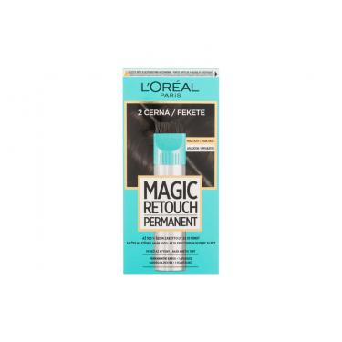 L'Oréal Paris Magic Retouch Permanent  18Ml 2 Black   Per Donna (Tinta Per Capelli)